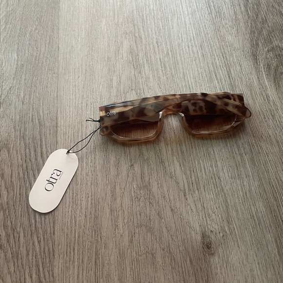 otra vera milk tortoise hexagonal festival statement eyewear sunglasses new - Picture 3 of 4